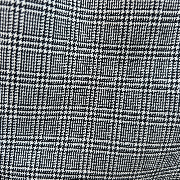 Jil Sander Houndstooth Plaid Wool Check Midi, size 36 - Picture 3 of 8